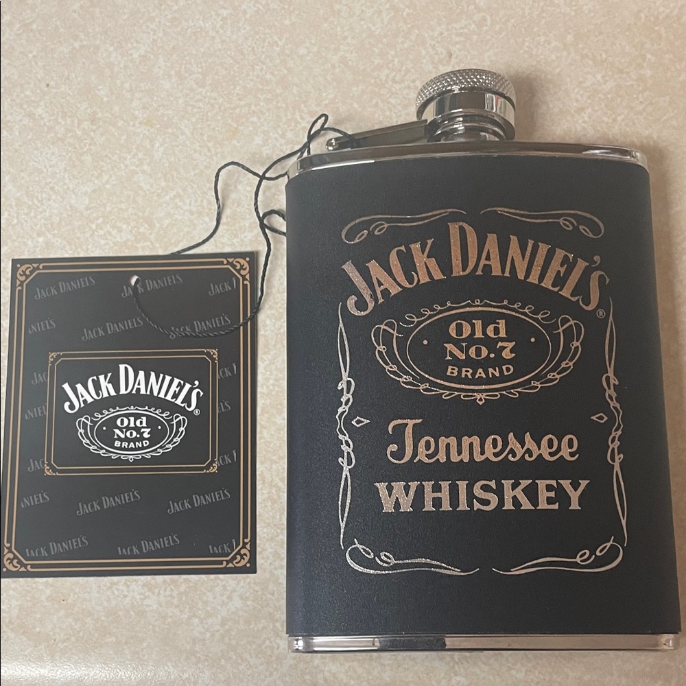 Jack Daniel's Black and Gold Flask